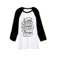 thumbnail image 1 of Wine Because Its Not Good To Keep Things Bottled Up Unisex 3/4 Sleeves Baseball Raglan T-Shirt Tee W, 1 of 4