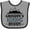 Heather and Black, variant on Inktastic Grandpa Hiking Buddy Hiker Boys Baby Bib