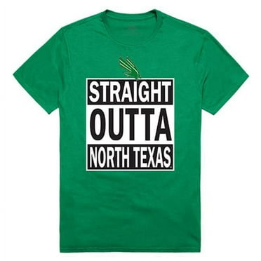 W Republic Apparel 511-195-G77-04 University of North Texas Straight Outta Tee, Kelly - Extra Large