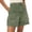 Green, variant on Breezora Women's High Waist Loose Denim Shorts with Elastic Waist - Baggy Jeans Shorts, Casual Summer Hot Pants