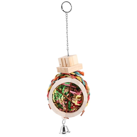 FRCOLOR parakeet toys Multi Synthetic Bird Toy for Parrots and Budgies Interactive Plaything Improving Living Environment,9.84"X3.66"X3.54"