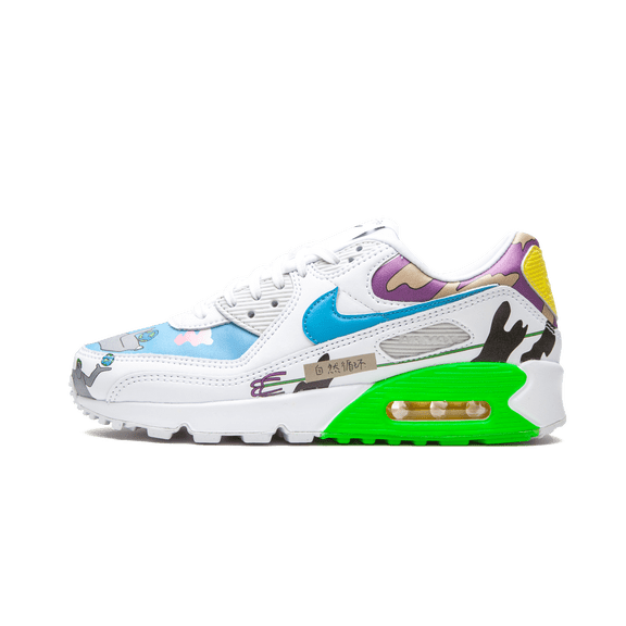 NIKE MENS Flyleather Air Max 90 QS "Ruohan Wang" CZ3992 900 from Stadium Goods