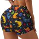 thumbnail image 1 of Fotbe Dinosaurs in Space Shorts Sin Costuras – Shorts Deportivos de Cintura Alta para Mujer, Elásticos para Gimnasio, Yoga, Running o Ciclismo-Medium, 1 of 8