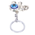 thumbnail image 4 of Noref Devil's Eye Keychain,Blue Eyes Keychain Elephant Turkish Style Alloy Colored Glaze Pendant For Ladies Bag Car Interior,Evil's Eye Keychain, 4 of 8