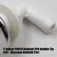 thumbnail image 4 of Foam Jet Nozzle Accessories Bathtub Spa Stainless Steel Connecting Air Jet Hot Tubs Blower Massage Nozzle, 4 of 10