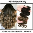 thumbnail image 2 of MY-LADY Wavy Tape in Remy Human Hair Extensions Curly Body Wavy Seamless Ombre Balayage Skin Weft Full Head Hairpiece US Stock 20PCS, 2 of 10