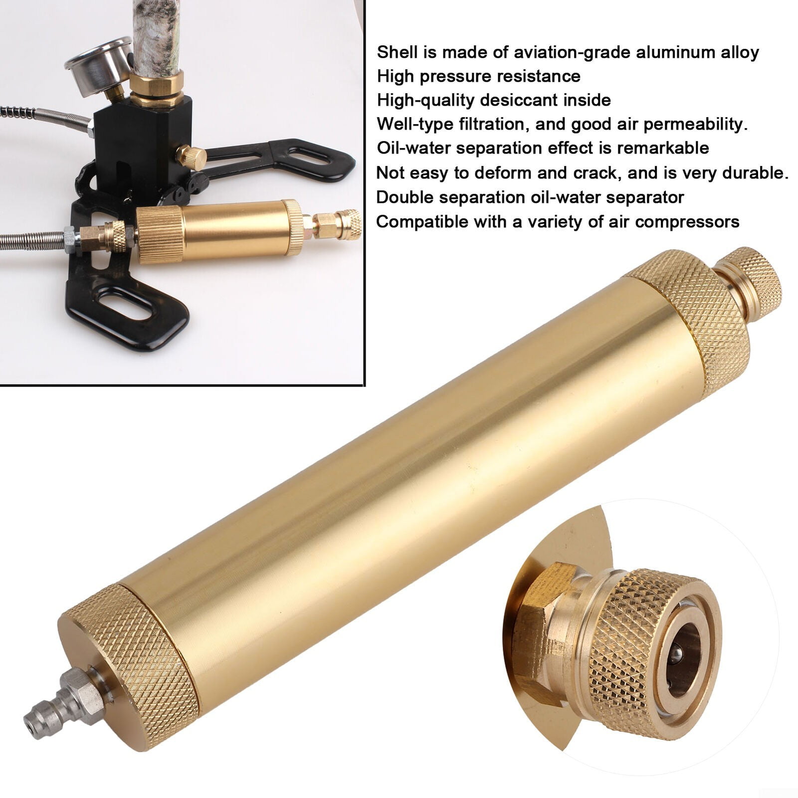 PCP Water Separator Air Filter 0-30mpa High Pressure Separator Reliable 