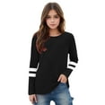 thumbnail image 3 of Long Sleeve Tops for Boys Girls Crewneck T Shirts 3-14 Years Teens Kids Casual Pullover Color-Block Comfort Going-Out Loungewear Tees 2025, 3 of 6