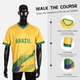 thumbnail image 5 of Camiseta de fútbol DIBEI Brasil Copa Mundial 2026 talla pequeña, 5 of 5