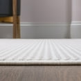 thumbnail image 4 of JONATHAN Y CARMEL 3 x 5 Area Rug, Cole Minimalist Pinstripe - White/Silver, CAR101C-3, 4 of 8