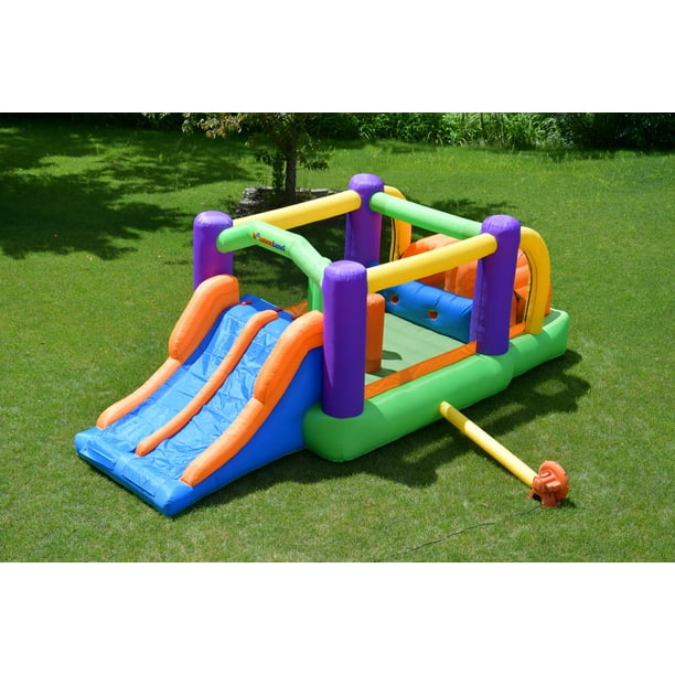 Inflatable Bouncer Obstacle Pro Racer Combo Slides Walmart