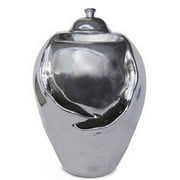 Kobe Pewter 15 Inch Flame Fountain by Pacific Decor