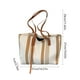 thumbnail image 3 of Bolso de hombro para mujer | Bolso de mano informal y bandolera para uso diario | Bolso tote con correa ajustable para el trabajo, viajes y compras | Bolso de poliéster con múltiples compartimentos, 3 of 6