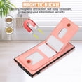 thumbnail image 4 of for Samsung Galaxy S25 Edge Case with Card Holder Kickstand Crossbody Strap, PU Leather Wallet Case with Magnetic Closure Heavy Duty Protective Flip Cover for S25 Edge for Men Women, Pink, 4 of 9