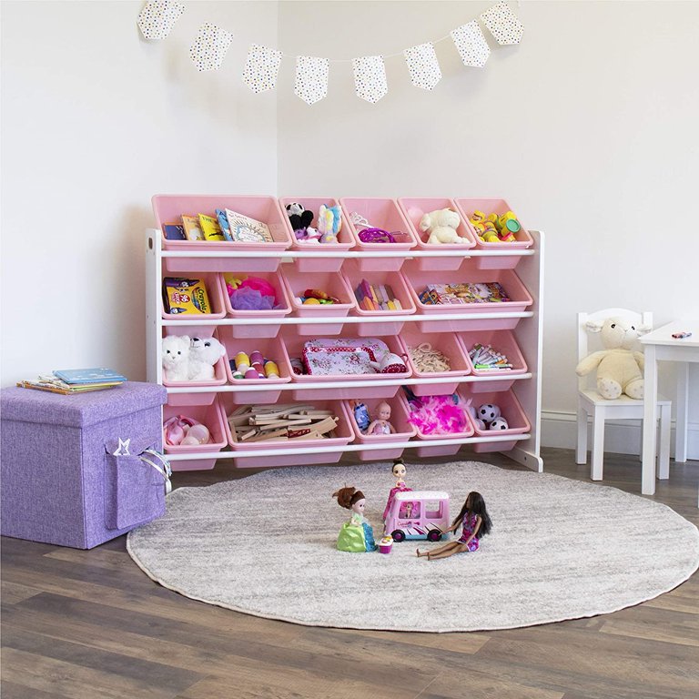 Space saving toy deals storage