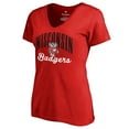thumbnail image 2 of Women's Red Wisconsin Badgers Victory Script T-Shirt, 2 of 3