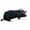 Black, variant on Giant Simulated 3D Pig Plush Pillow Lifelike Soft Pig Stuffed Animal Cute Cushion Room Decor Gift