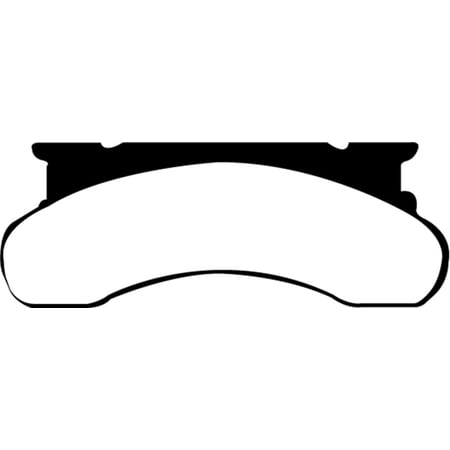 EBC Brakes Greenstuff 6000 Series Heavy Duty 4x4/SUV/Light Truck Brake Pad Set Fits select: 1976-1997 FORD F250, 1976-1994 FORD F350