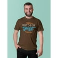 thumbnail image 2 of Oktoberfest Blue Lettering T-Shirt Men -Image by Shutterstock, Male Large, 2 of 4
