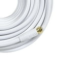 thumbnail image 3 of RCA RG6 Coaxial Cable with F-Connectors (50 Ft.; White), VHW112RV, 3 of 4