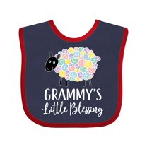 Inktastic Grammy Grandchild Lamb Boys or Girls Baby Bib