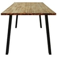thumbnail image 3 of vidaXL Table à Manger 200x90x75 cm Bois Massif Acacia, 3 of 5