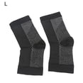 thumbnail image 2 of Neinkie Plantar Fascitis Socks Compression Socks Toeless Ankle Swelling Relief Foot Sleeve Compression Support Ankle Splint for Plantar Compression Sleeve, 2 of 7