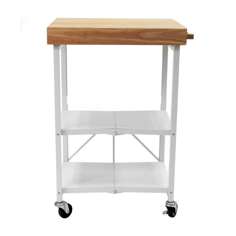Foldable butcher block table deals