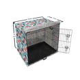 thumbnail image 6 of Fish Dog Crate Cover, Simple Colorful Cartoonish Piranha Pattern, Easy to Use Pet Kennel Cover Small Dogs Puppies Kittens, 7 Sizes, Multicolor, by Ambesonne, 6 of 6