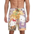 thumbnail image 3 of Lsque Sanrio Mens Sleep Pajama Shorts,Short Pajama Pants, Cotton Ultra-Soft Knit-XX-Large, 3 of 9