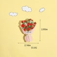 thumbnail image 5 of 3D Flower Refrigerator Magnets Cute Bouquet Fridge Magnets Stickers for Home Kitchen Decoration, 5 of 5