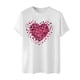thumbnail image 2 of Ceisia Men's Casual Heart-Printed Short Sleeve Crew Neck Gift T-Shirt, 2 of 4