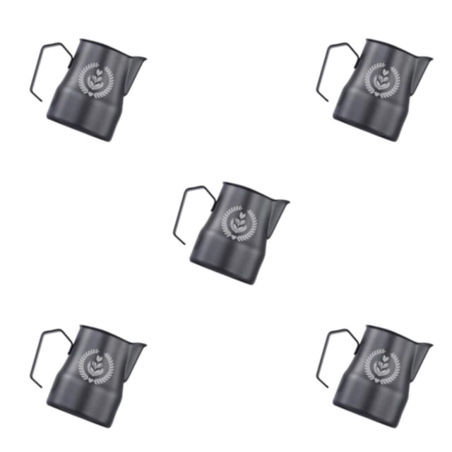 Cateissary Coffee Milk Frothing Jug Milk Foamer Barista Pitcher Steam Frother Mugs Cup Type2 NO2