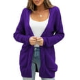 thumbnail image 5 of a.Jesdani Women Cardigan Sweater Chunky Cable Knit Loose Cardigan with Pockets S-XXL, 5 of 9