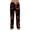 Black, variant on Halloween Men's Pajama Pants Themed Sleep Pants Elastic Waist Casual Couples Matching Loungewear,Red(XXL)