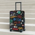 thumbnail image 3 of Wukai Basketball Elastic Luggage Cover: Personalized Protection for Your Suitcase - Fits 19~29-inch, Washable & Durable Travel Companion-, 3 of 8