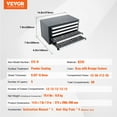 thumbnail image 3 of KFFKFF Tap Dispenser Cabinet, Five-Drawer Tap Organizer Cabinet for for #2-56-#12-28 Steel Tap Dispenser, 60-Compartment Stackable Tap Cabinet for Tap Storage, 3 of 9
