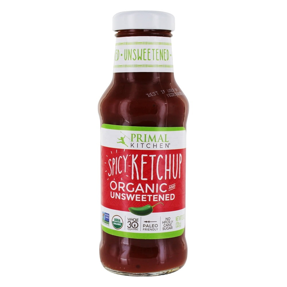 Primal Kitchen Organic Ketchup Unsweetened & Spicy 11.3 oz