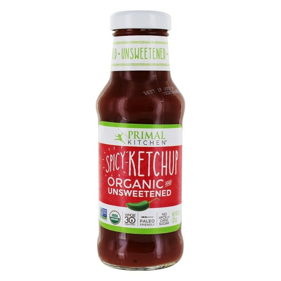 Primal Kitchen - Organic Ketchup Unsweetened & Spicy - 11.3 oz.