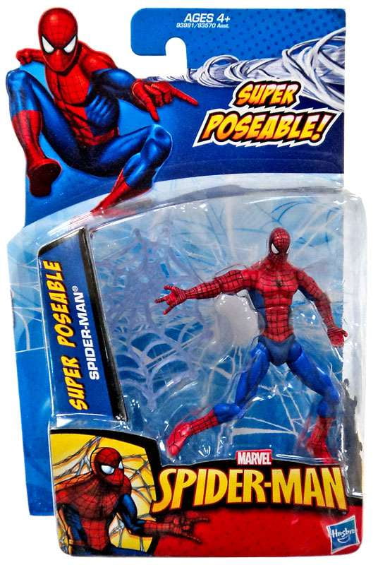 super poseable spiderman action figure