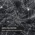 thumbnail image 6 of Halloween Black Tablecloth Round 60 Inch Spider Web Ghost Pumpkin Decorative Table Cloth Washable Wrinkle Stain-Resistant Fall Autumn Table Cover for Party Picnic Dinner, 6 of 6