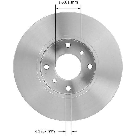 BENDIX PREMIUM PRT1892 - Disc Brake Rotor Fits select: 1993-2001 NISSAN ALTIMA, 2000-2006 NISSAN SENTRA