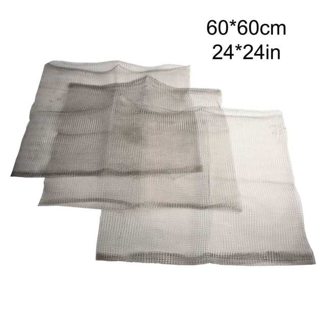 304 Stainless Steel Metal Mesh Bag Plant Root Protection Bag Metal Mesh Bag 60*60cm