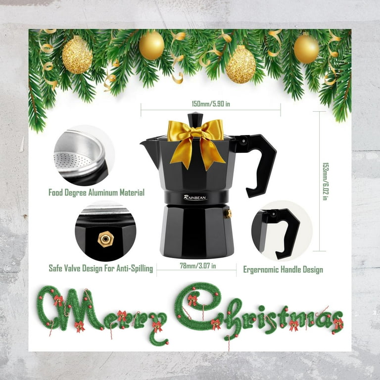 Aluminum Moka Pots Italian Style Stove Espresso Machine - Aluminum Mocha  Pot - Easy To Operate And Clean, Christmas And Valentine's Day Gift - Temu