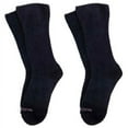 thumbnail image 3 of Dr. Motion Black Diabetic Crew Comfort Socks Non-Binding Wide Top for Women, 3 of 5