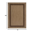 thumbnail image 2 of Outdoor Rug 6x9 - Modern Outside Rugs For Patios Porches Waterproof Durable Washable Non-shedding  Easy-to-clean Indoor Area Carpet (6 X 9 Bordered Jute), 2 of 9