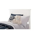 thumbnail image 3 of Leo & Lacey Farmhouse Solid Wood Twin Platform Bed with Attachable USB in White, 3 of 4