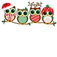 thumbnail image 3 of CafePress - Christmas Owls - Women's Dark Pajamas, 3 of 4