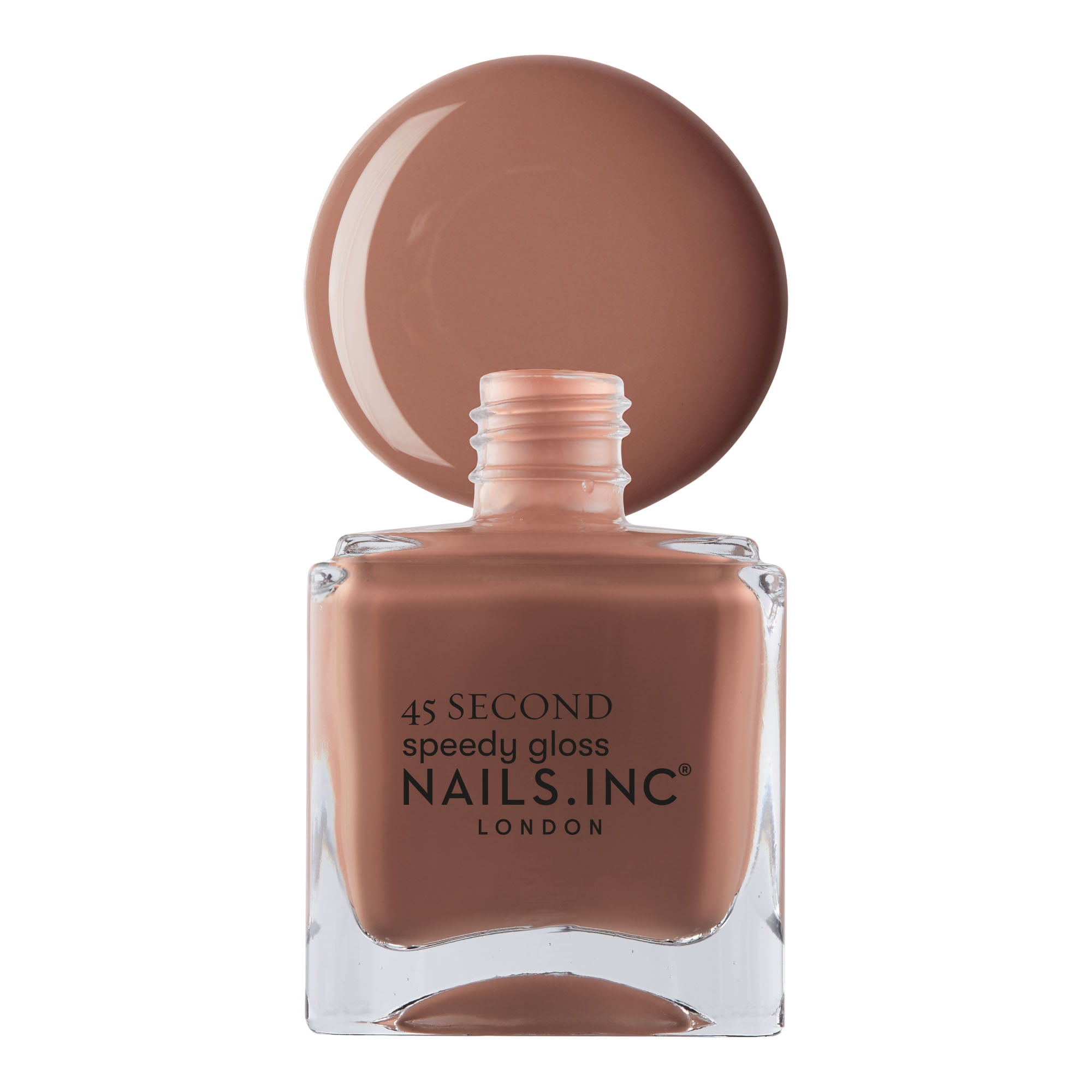 Nails.INC Quick Drying Nail Polish, Cate, Brown Tan, 0.47 fl oz