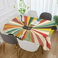 thumbnail image 2 of Yayeee Tablecloths for Rectangular Tables 60 x 90 inch Party Table Cover, Colorful Cat, 2 of 6